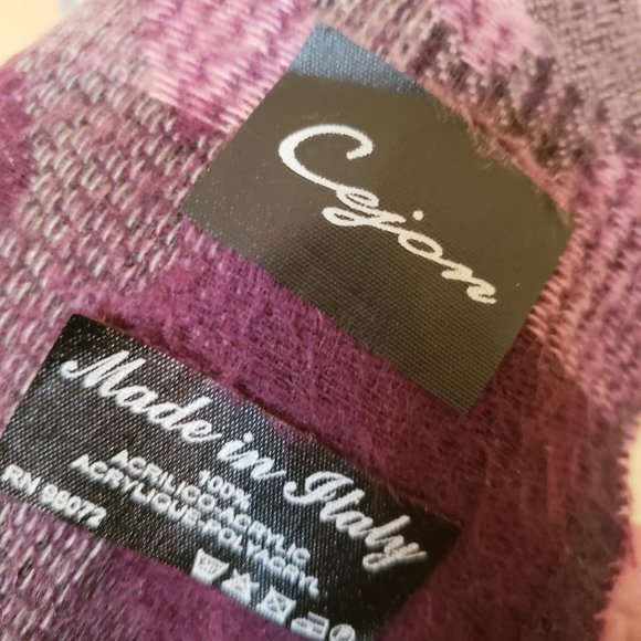 Cejon Made in Italy Women"s Scarf ~100% Acrylic - Picture 4 of 4
